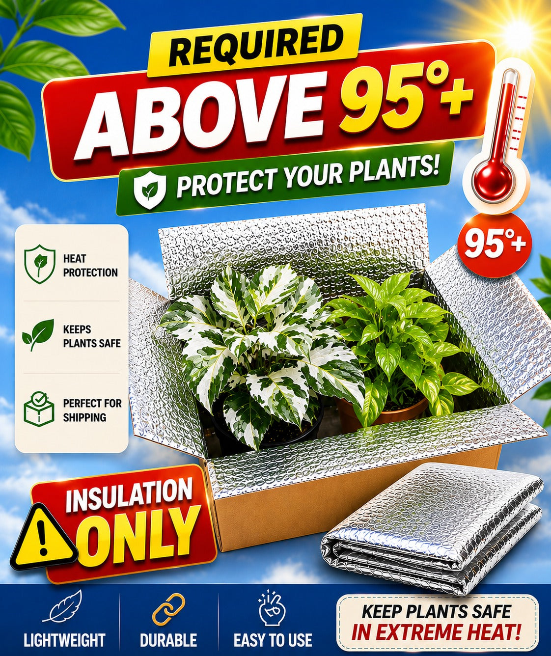 Heat Protection For Live Plants