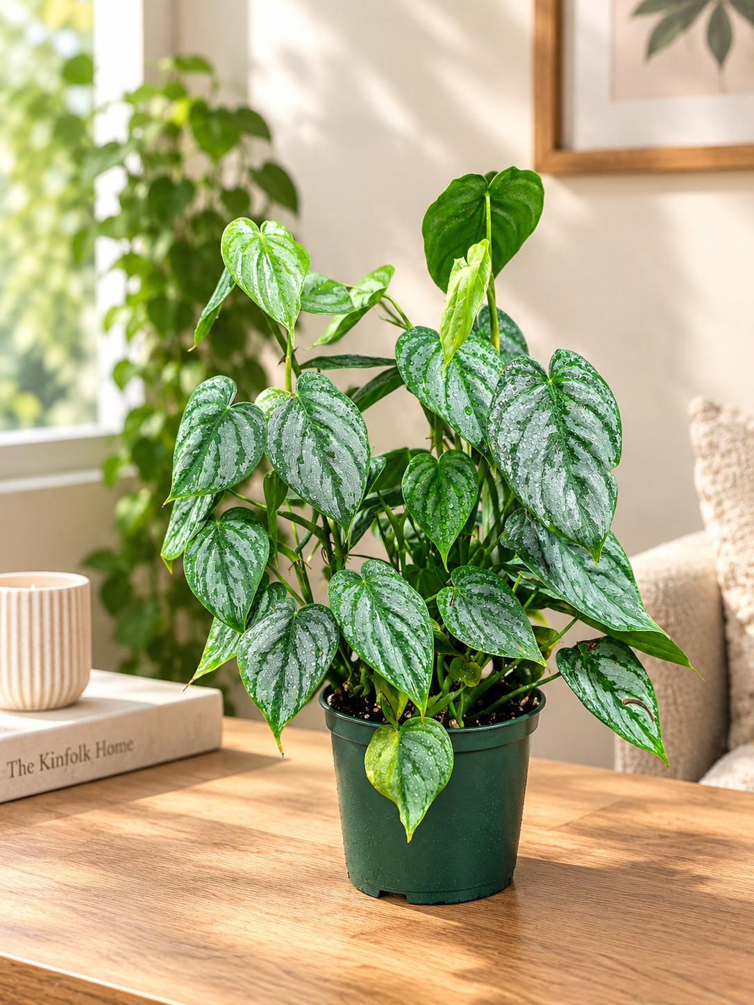 Philodendron Brandtianum Live Plant in 6" Nursery Pot - Silver Leaf Philodendron - Tropical Indoor Houseplant - Rare Aroid